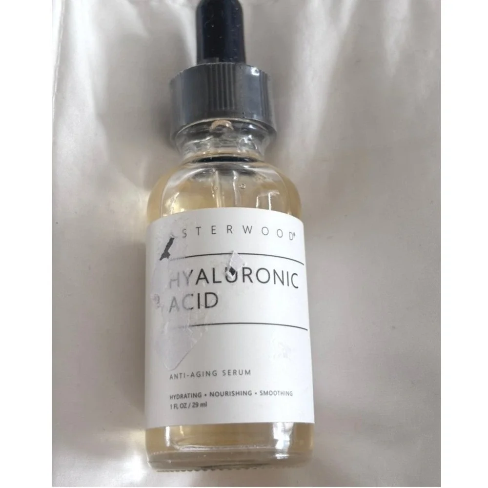 Asterwood Hyaluronic Acid Anti-Aging Serum 1oz Hydrating Smoothing Treatment